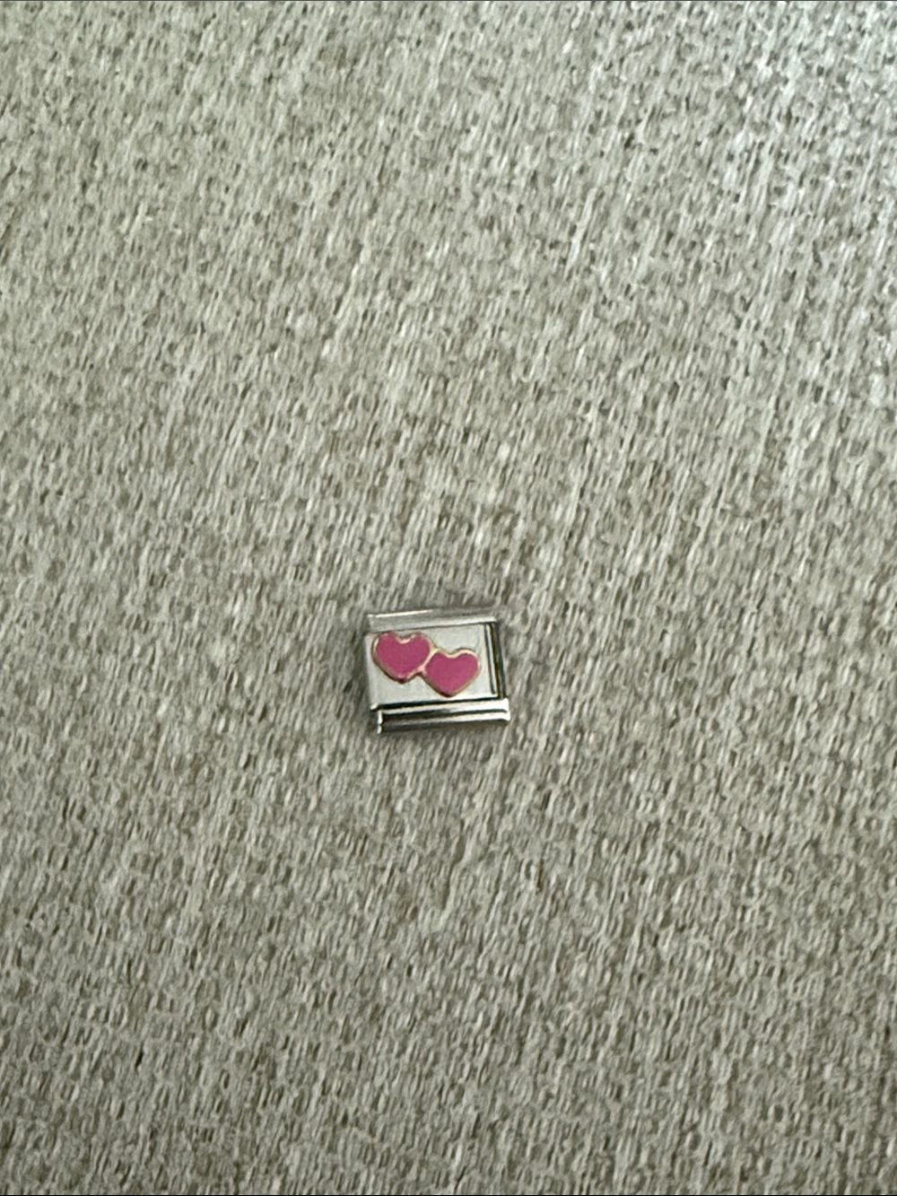 Italian Charm: pink hearts